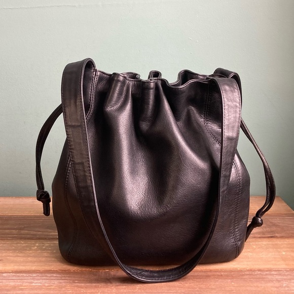 Vintage Coach Lexington Drawstring Leather Bag Italy - Picture 12 of 13